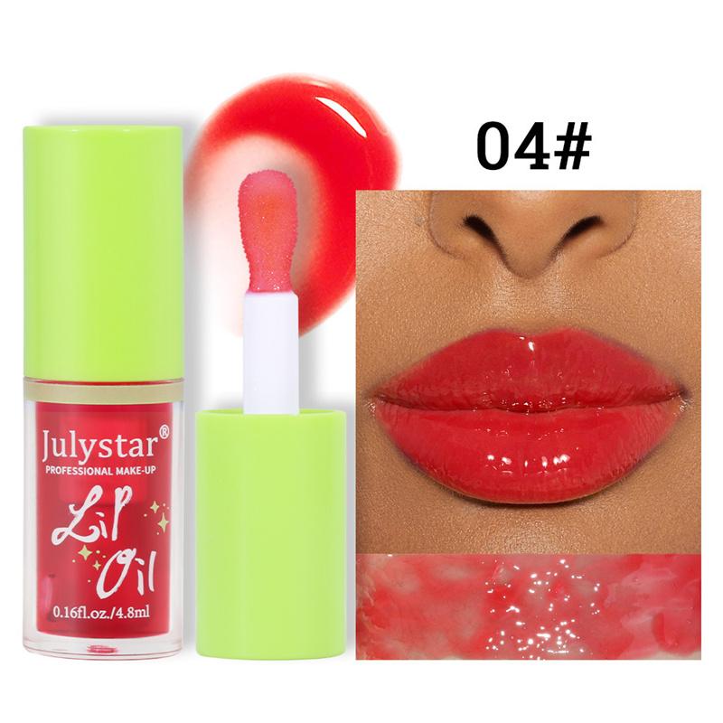Long-lasting Moisturizing Transparent Hydrating Lip Oil Moisturizing Easy Color Toot Lips Fruity Mirror Lip Gloss