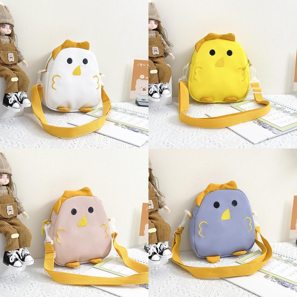 Cute Chick Cartoon Shoulder Bag For Kids Lightweight Mini Crossbody For Boys And Girls Daily Use