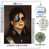 5D DIY světová superstar Michael Jackson Křížkový steh Kamínky Kresba diamantem Výšivka Mozaika Domácí dekorace
