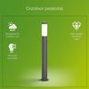 Outdoor Pole Lamp - UTRECHT - Anthracite Pole - 1x20 W - High Voltage