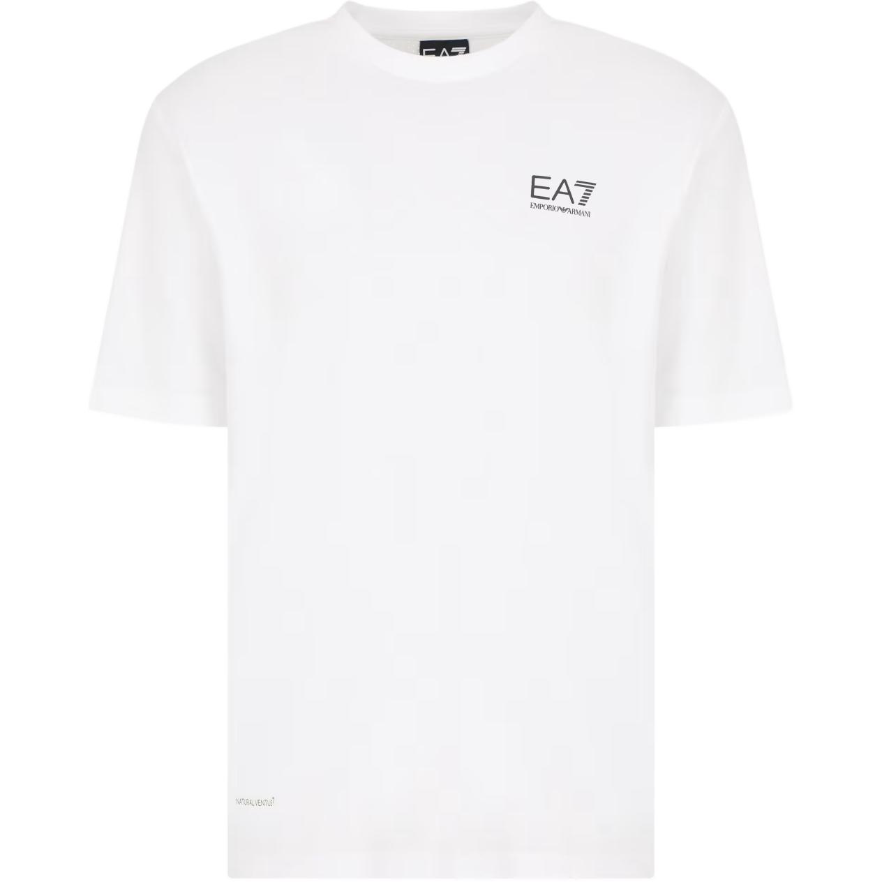 

Emporio Armani EA7 Solid Color Technology Fabric Crew Neck Short Sleeve T-Shirt Men Tops White 7M000124-AF13956-U0002 XXL