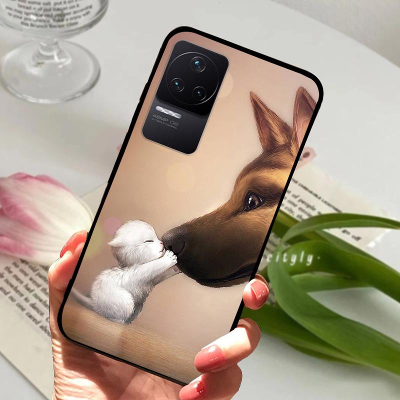 For Redmi K50 Pro Case K 50 5G TPU Soft Silicone Phone Covers For Xiaomi Redmi K50 Ultra Shockproof Bumper Fundas Cute Animal