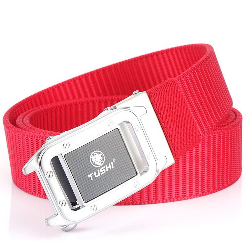 Fashionable All-matching Automatic Men's Belt Outdoor Quick-drying Nylon Casual Canvas