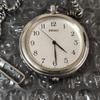 Used Working Condition SEIKO Pocket Watch 7N01-9A00 Quartz Pocket Watch Management K26I