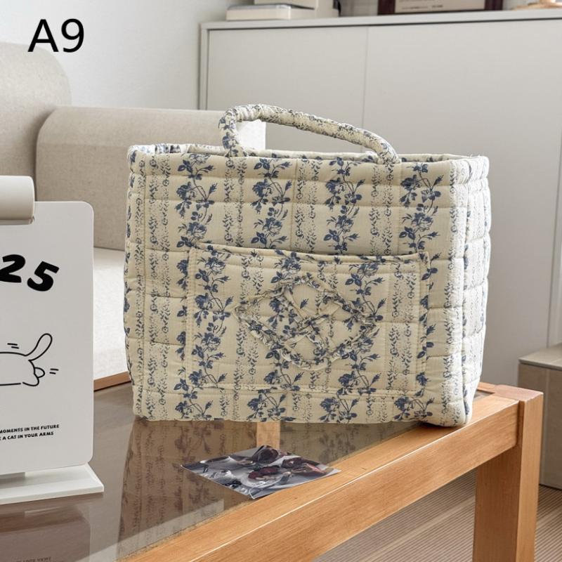 Rural Flower Dirty Clothes Basket, High-Value, Fashionable, Large Capacity Foldable Garbage Storage Basket