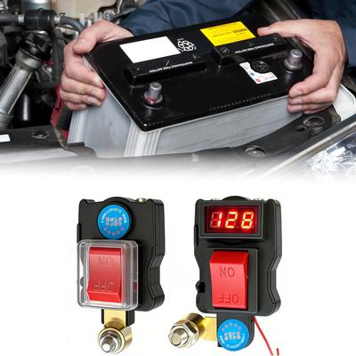 Premium Copper Battery Disconnect Switches Device For Motorcycle Cars Showing Double Rotation And Wide Compatibility