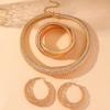 Exaggerated Metal Wind, Circle Collar, Personality Trend, Simple Geometric Temperament, High-End Sense Of Necklace, Women