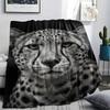 1Pc BigFive Print Flannel Blanket, High quality Comfortable for All Seasons, Home Decor, Warmth and Comfort, Perfect for Christmas Gifts