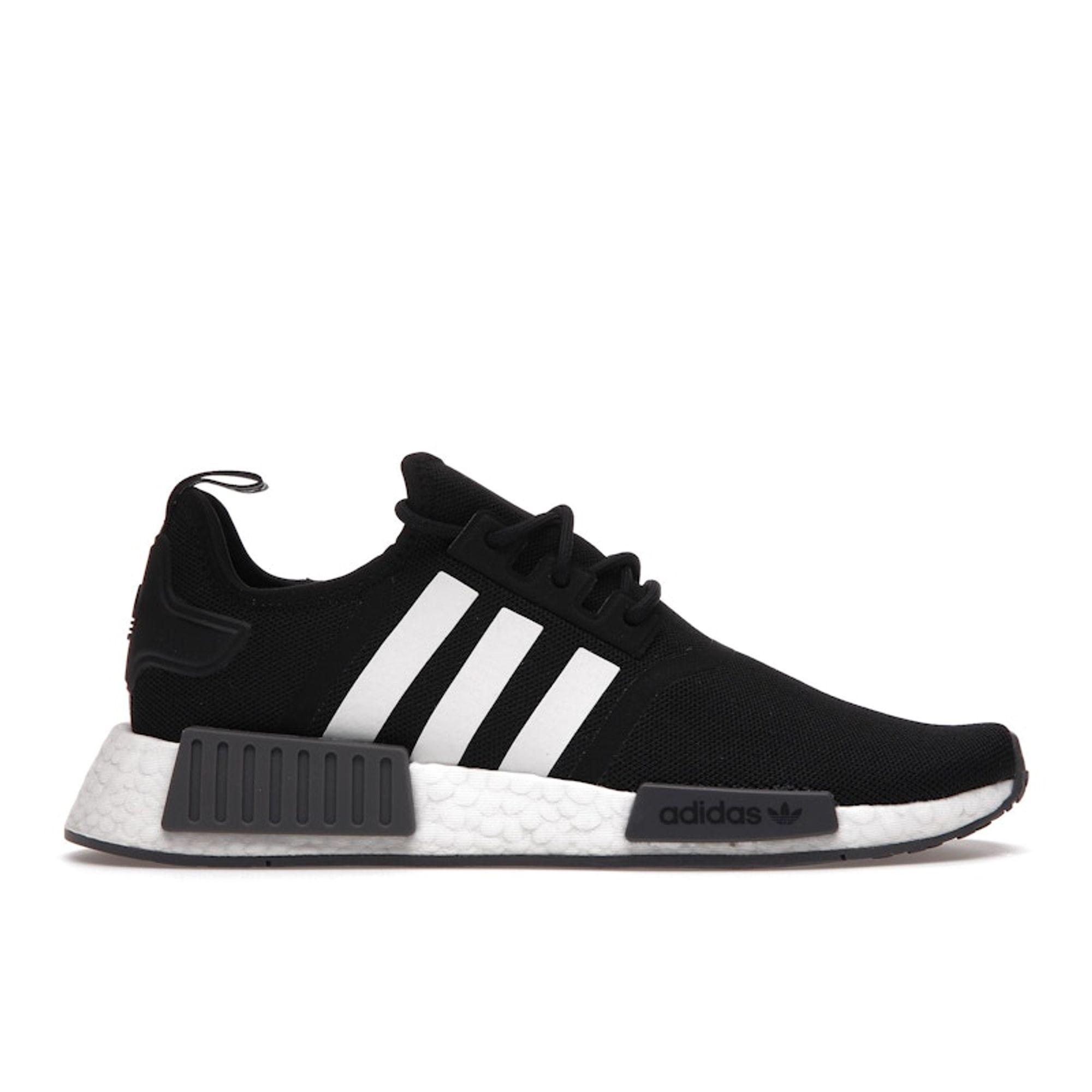 

Adidas NMD_R1 Primeblue Чорно-білі кросівки унісекс Core-Black Cloud-White Grey-Five GZ9258 42⅔