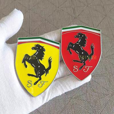 Sticker 3D per Auto, Emblema Metallico, Distintivo Veicolo, Decalcomania per Carrozzeria per Ferrari Roma 488 Portofino F8 Roma Spider SF90, Accessori Auto