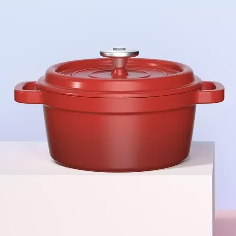 KOBACH Cast Iron Enamel Soup Pot