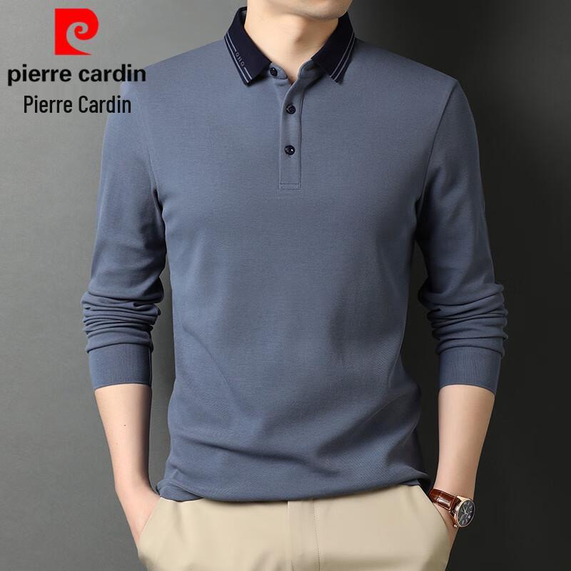 Pierre Cardin Men s 100% Cotton Long Sleeve Polo T-Shirt 180