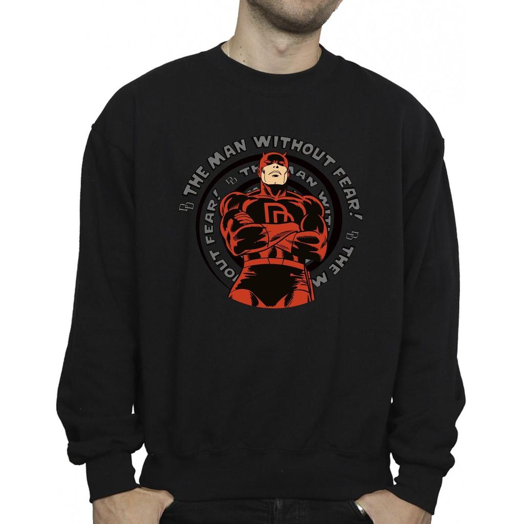 Marvel Mens Comics Daredevil Spiral Sweatshirt