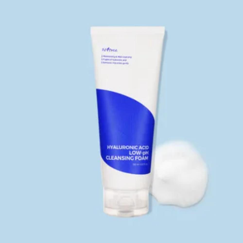 ISNTREE Ultra‑Low Molecular Hyaluronic Acid Cleanser (pH 5.5) – 150ml / KOREA COSMETIC K-Beauty Korean