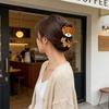 Hair Clip Cartoon Bear Shape Acrylic Back Head Hair Claw Anti-slip Teeth Half-Tied Hairstyles Large Shark Hair