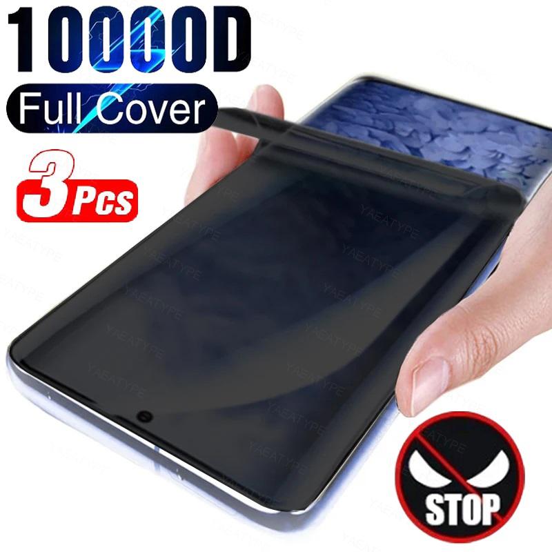 

Filme de hidrogel de privacidade, 3 peças para vivo v29e v29 lite v27 v27e v25 v25e v23 v23e v21 v21e v21s se pro sem desbloqueio de impressão digital For X50 Pro (Plus) чистий