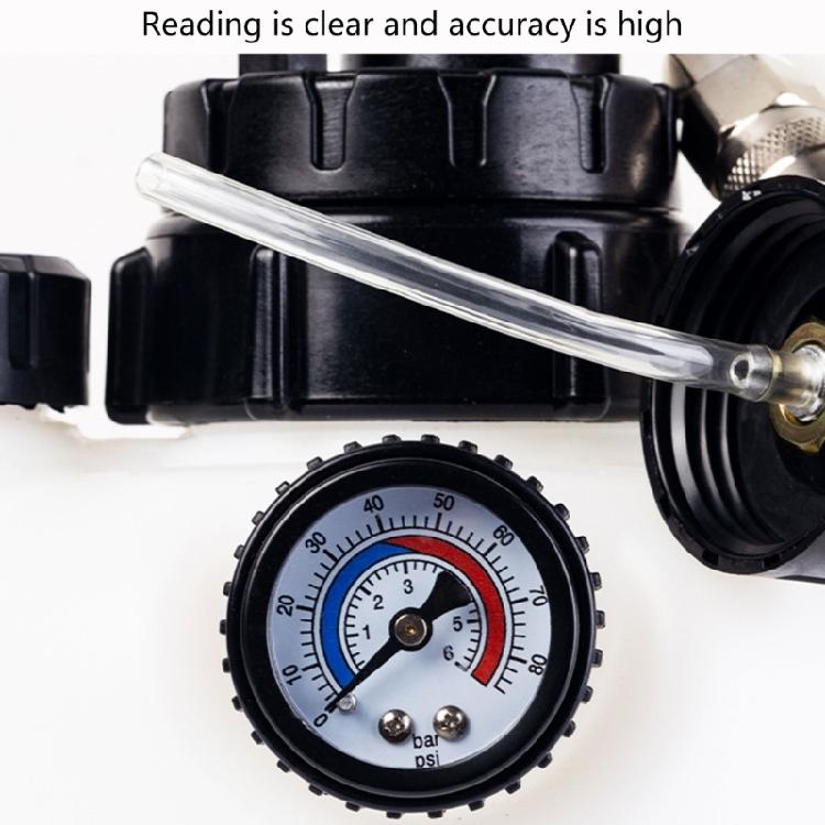 Motorcycle Brake Bleeder 3L Capacity 4 Size Adapters Automatic Suction Tool Brake Oil Service for Garage Maintenance