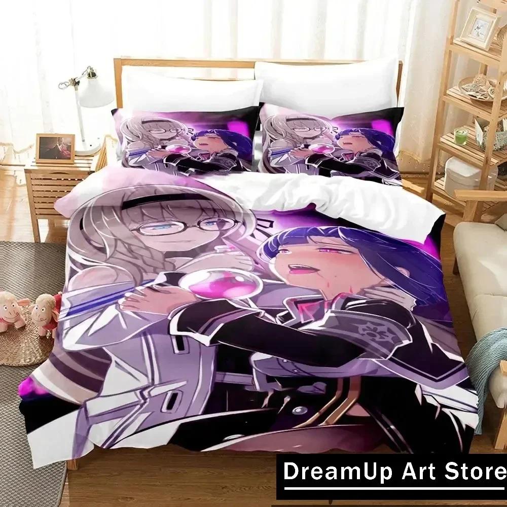 3D Print Fashion Anime Mary Skelter Finale Bedding Set Boys Girls Twin Queen Full Size Duvet Cover Pillowcase Bed Adult Bedroom