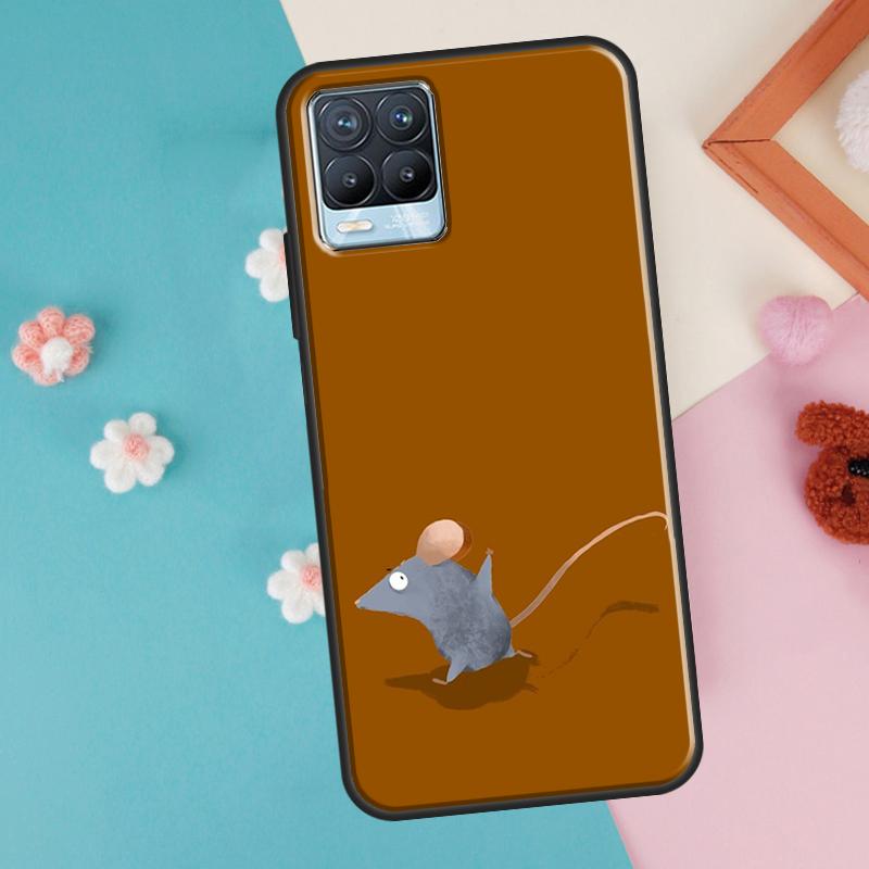 Mouse Rat For OnePlus 11 10 Pro 10T Nord CE 2 Lite Realme C55 C35 C33 C31 C30 C21Y GT Neo 5 3 2T Case