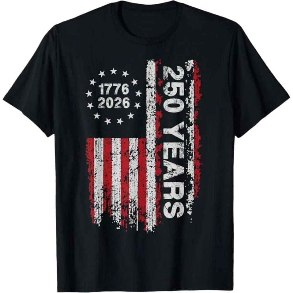250 Years America Anniversary 250th Independence Day Freedom T- Shirt S