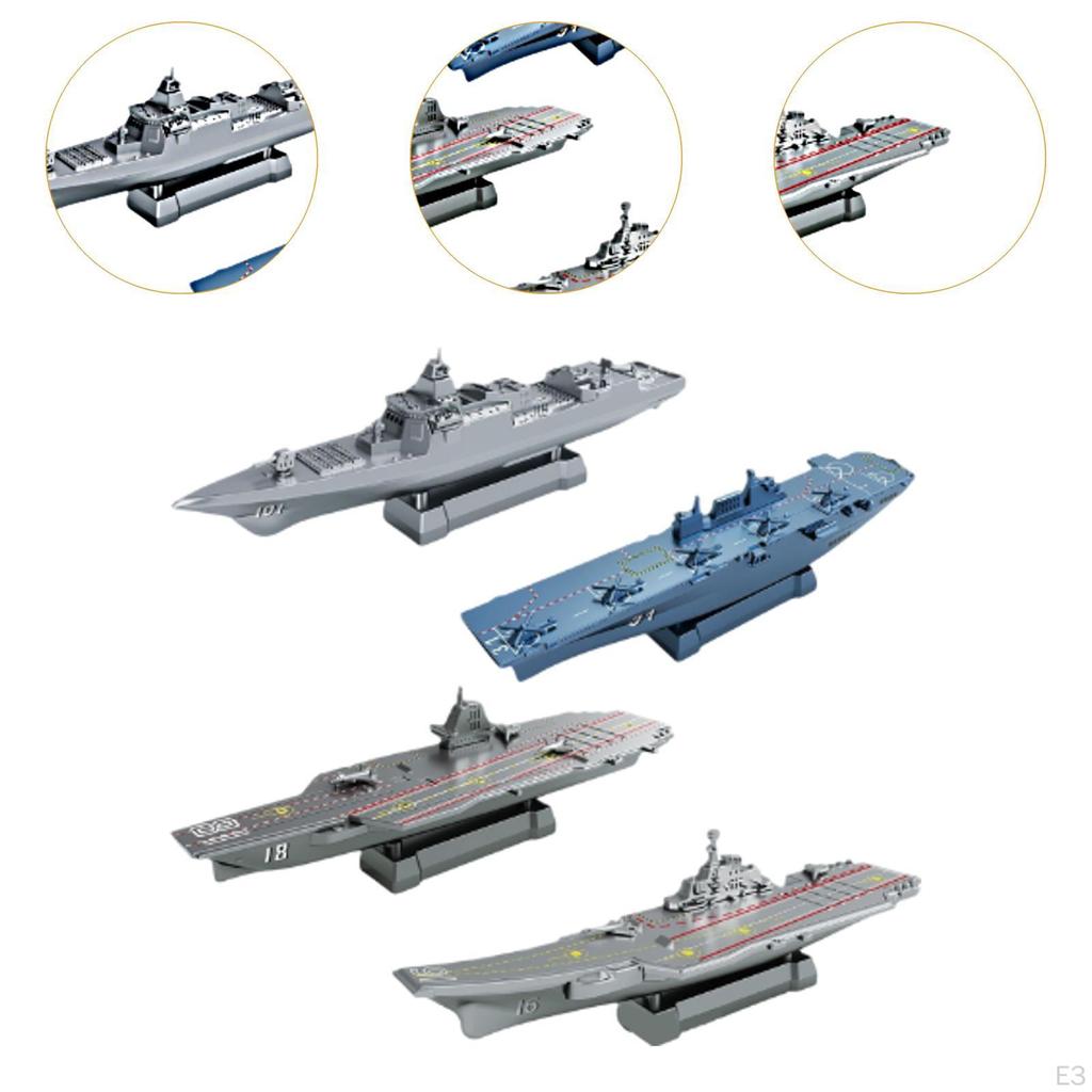 4 kusy 4D modelová stavebnice letadlo ke stavbě letadlo puzzle hračky pro stolní scénu