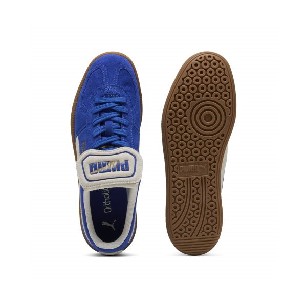 Puma Palermo Premium Fashion Comfortable Versatile Casual Low-Top Training Shoes Unisex Sneakers Blue White 402350-01