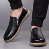 Fashion New Designer Soft Leather Shoes for Man Spring Autumn Fashion Casual Shoes Male Solid Color Big Size Light Driving Shoe Man
