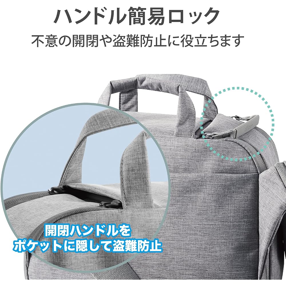 ELECOM Messenger Bag Camera Bag offtoco Gray DGB-S044GY