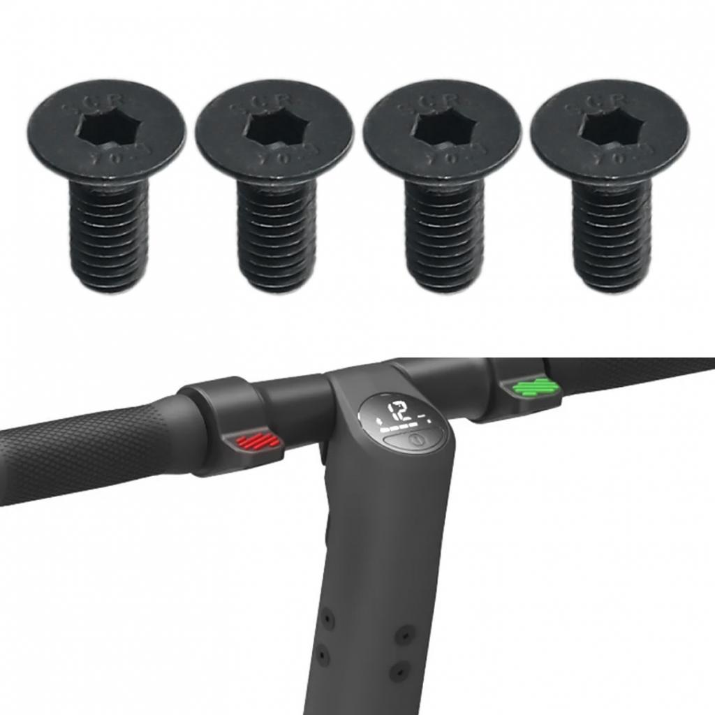 4Pcs Screws Handlebar To Pole Screws Brand new Accessories High quality