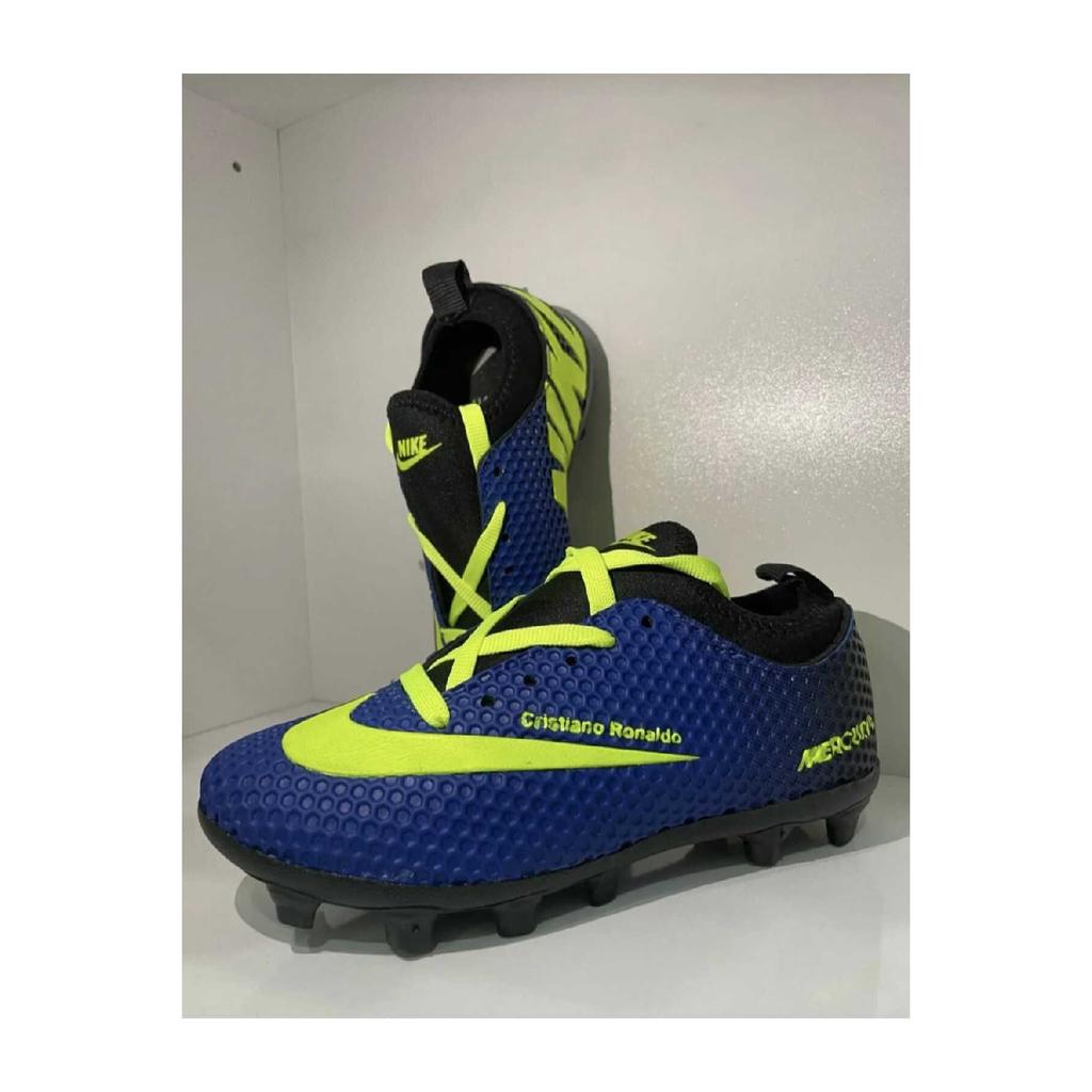 Dětské fotbalové boty Crampon Astroturf Sock High Top Gumová výplňová podešev