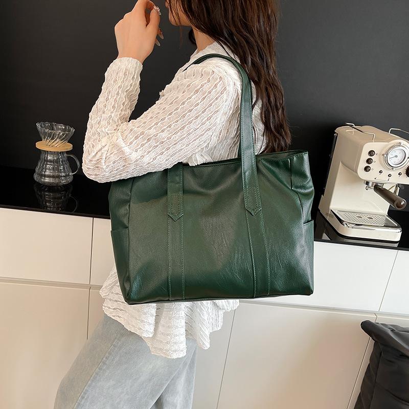 2026  Women'S Large Capacity Tote Bag Soft Leather Shoulder Bag Crossbody Bag Handbag