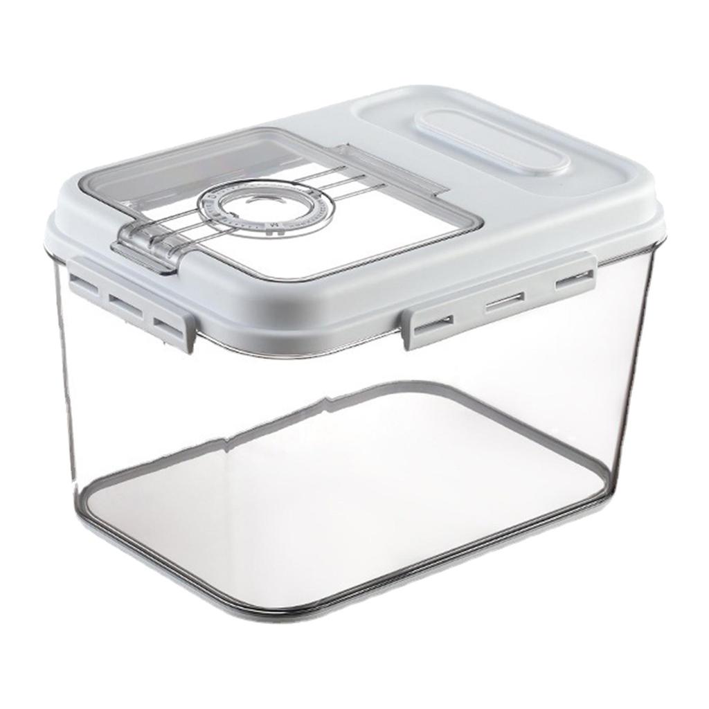 Clear Rice Storage Container Pantry Organization for Household Nuts Kitchen 66Lbs
