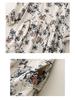 Xin Xing Cotton Linen Pastoral Print Dress: Soft, Gentle, Loose Fit for Spring and Autumn