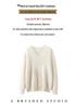 Kang Sai Ni Women's 100% Cashmere Long Brushed Sweater, Old Money Style Knitwear