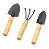 3pcs Plant Potted Mini Garden Tool Set With Spade Garden Rake Gardener Shovel