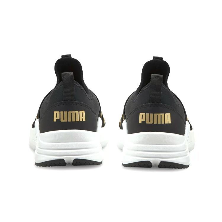 (GS) PUMA Wired Run Slip-On 'Black Team Gold' Kids' 381993-02
