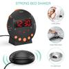 ORIA Loud Alarm Clock with Bed Shaker Vibrating Alarm Clock  with Adjustable Dimmer for Heavy Sleeper Deaf Hard of Hearing