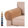 2er-Pack Samt Stretch Armlehnenbezüge - Rutschfeste Sofa Sesselbezüge, Weiche Elastische Armschoner für Wohnzimmer Couch, Bürostuhl, Sessel