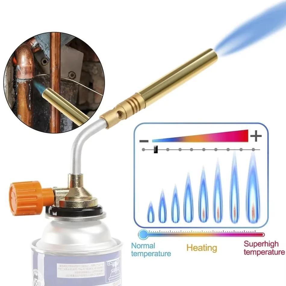 1 Stück Tragbarer Haushalts-Kuchenbacken Winddichter Flammenwerfer Kartentyp Flammenwerfer Mit Schweineborsten-Sprühdüse Hohe Temperatur