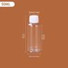 Transparent Plastic Bottle with Lid - Empty Small Trial Pack for Alcohol or Honey - Large Mouth Capsule Bottle
