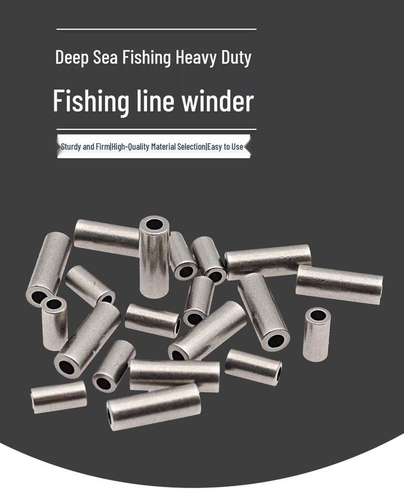 Strapazierfähiger Tiefsee-Angelschnur-Clip mit Kupferröhrchen und Stahl-Drahtführung