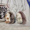 Adorable Little Hedgehog Keychain Stuffed Doll Cute Hedgehog Plush Keyring  Bag Pendant