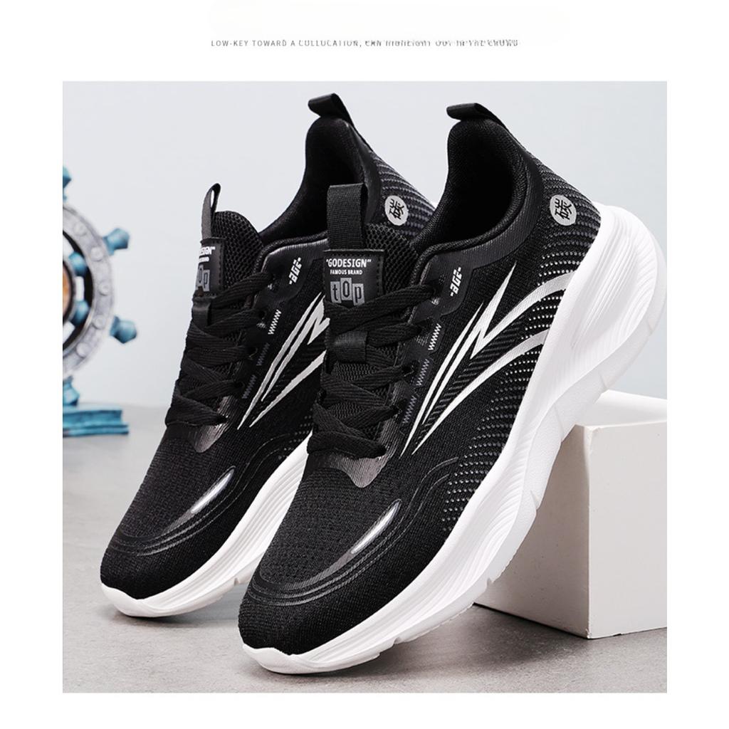 Vielseitige neue Sportschuhe für Herren, atmungsaktive und geruchsneutrale Laufschuhe aus Mesh, bequeme Freizeitschuhe mit weicher Sohle
