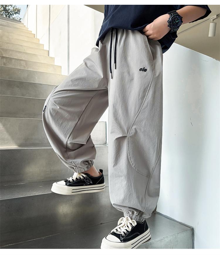 Children's Wear Boys' Summer Thin Pants 2026 New Summer Mid Size Children's Mosquito Proof Curved Knife Pants Summer Quick Drying Pants