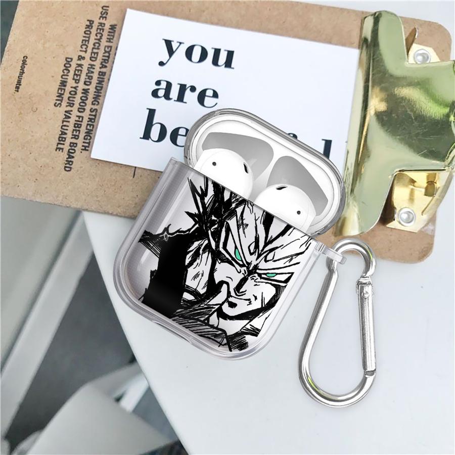 Clear Earphone Cases Cover Case For Airpods Pro2 2 1 3 4 Pro3 Pro Dragons-Ball Gokus Vegeta