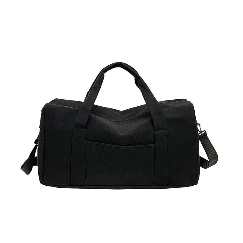 Thickened and sturdy canvas travel bag, moving bag, duffel bag, handbag, business trip travel bag, large capacity, long and short-distance bag.