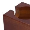 2 Hole Coffee Tamper Holder Beech Coffee Handle Mat Pad Stand for Home Restaurant(BuiltIn )