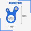 10Pc guyline Tensioners Tent Rope Tightener Hiking Wind Buckle Cord Adjusters for Utility RopeS