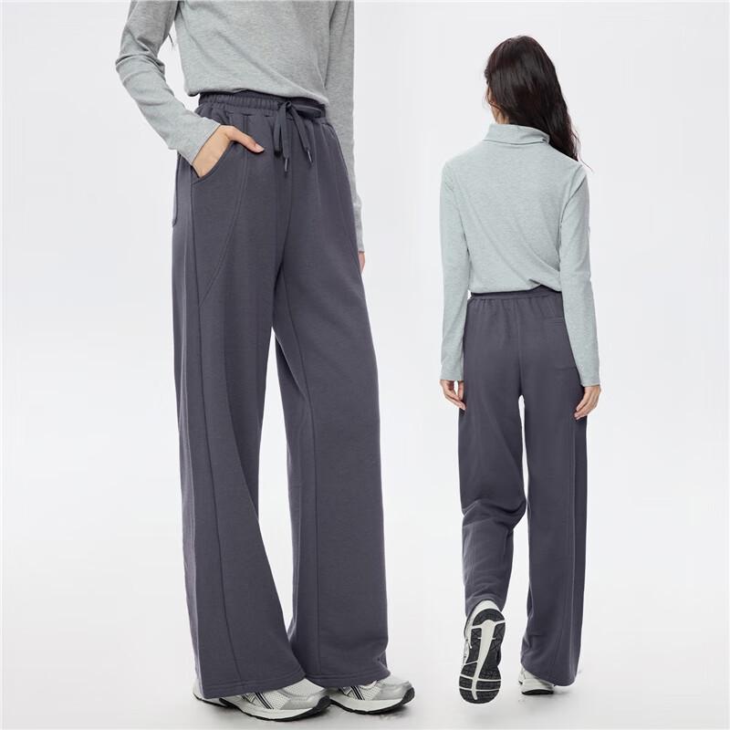 Giordano Women's Casual Wide-Leg Sweatpants