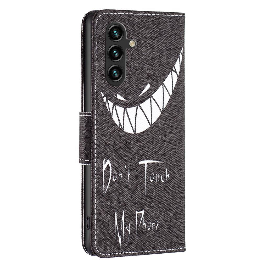 For Samsung Galaxy A15 4G Case Pattern Printing PU Leather Wallet Phone Cover